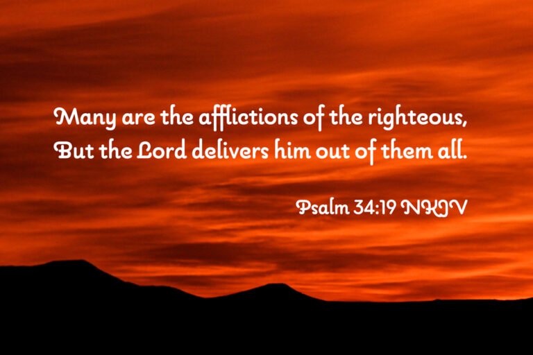 affliction meaning in the bible